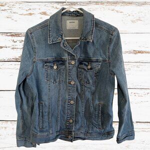 Old Navy Blue Jean Jacket, Women's Size L